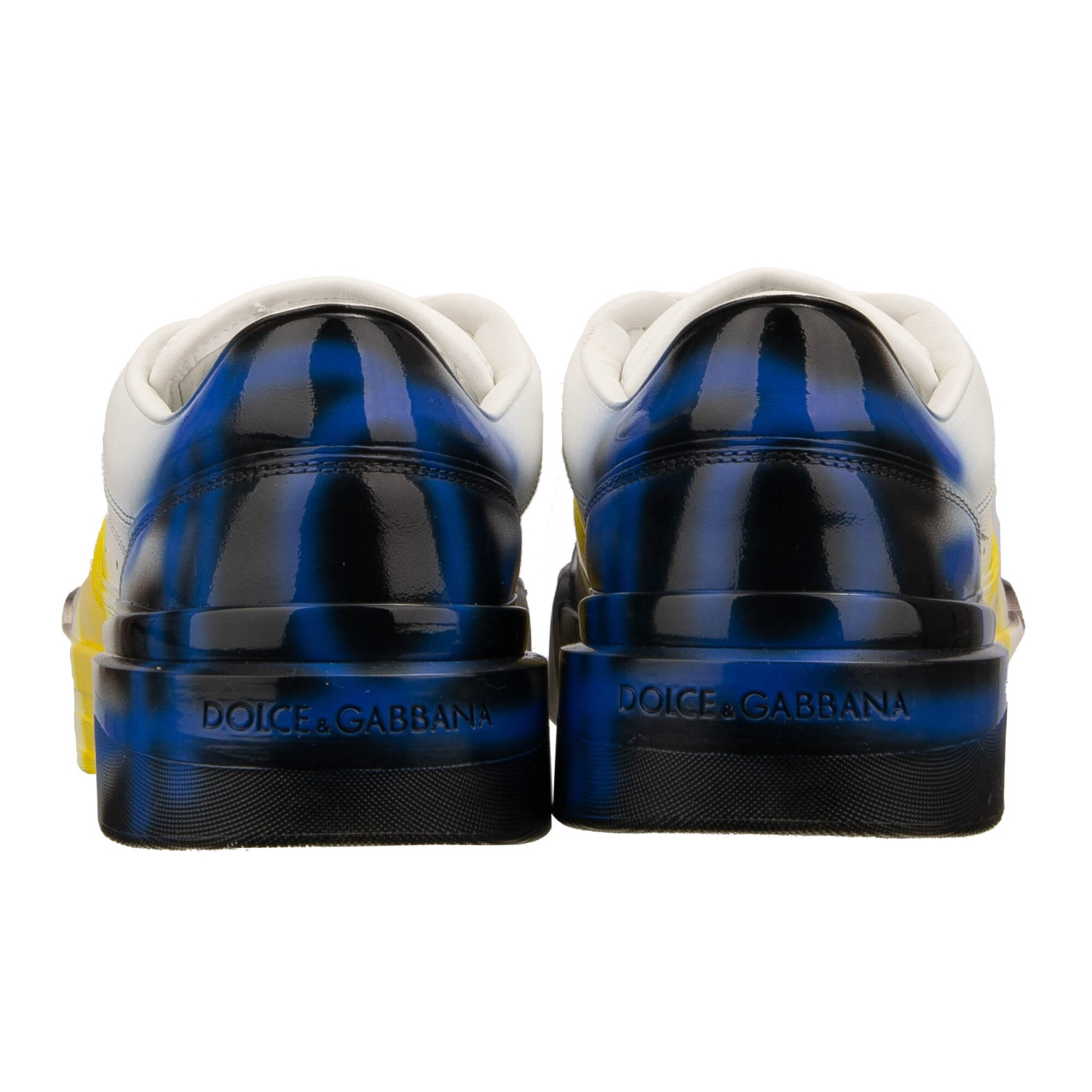 DOLCE & GABBANA Men Logo Graffiti Low Top Sneaker Shoes NEW ROMA